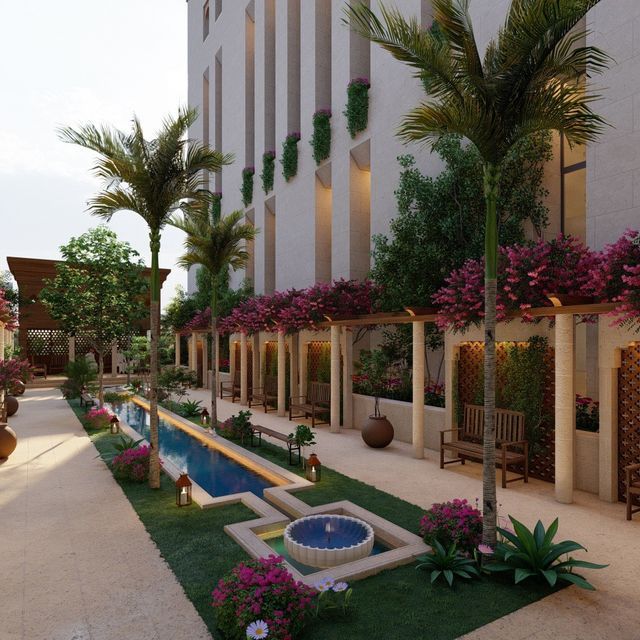 أعمال الحدائق والمساحات الخضراء